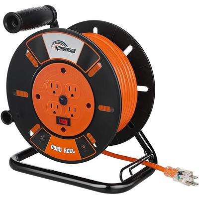 LUMAPRO 3A535 25 ft. 16/3 Extension Cord Reel 10 Amps 4 Outlets 120VAC  Voltage - Yahoo Shopping