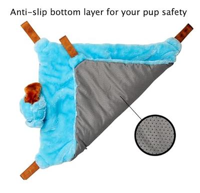 EZDOM Puppy Play Mat with Toys - Upgraded - Blue, 23”x20” -  Multi-Functional Interactive Puppy Toy and Sleeping Pad with Detachable Dog  Toys for