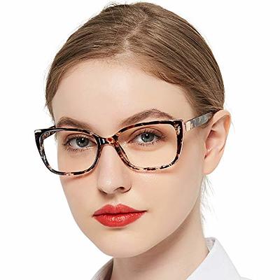 LADEESSE Reading Glasses for Women Men Reader,Oversized Stylish