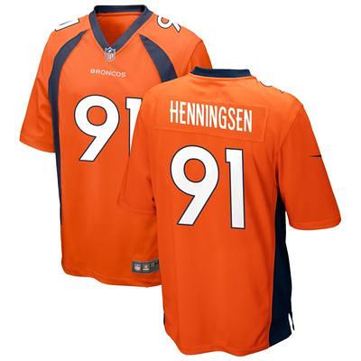 Men's Nike Russell Wilson Orange Denver Broncos Vapor Elite Jersey