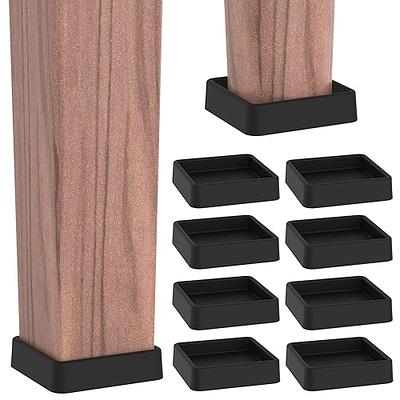 CasterMaster Non Slip Furniture Pads - 5x5 Square Rubber Anti Skid Caster  Cups Leg Coasters - Couch, Chair, Feet, and Bed Stoppers with Anti - Sliding  Floor Grip (Set of 4) Brown - Yahoo Shopping
