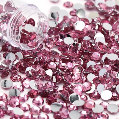 BULK Jelly Resin Rhinestones 5000pcs/3000pcs, Choose Size and Color, 3mm,  4mm or 5mm, Faceted Resin Rhinestones, Non-hotfix 