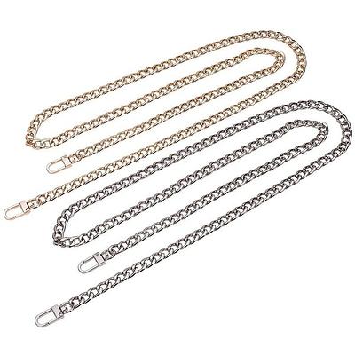 Junkin Replacement Purse Chain Strap Flat Chains Shoulder Straps Purse Link  Chains Gold, Classic Style Mini Metal with Metal Slide Hook Buckles for DIY  Handbags Crafts 47 Inch 31 Inch 15 Inch - Yahoo Shopping