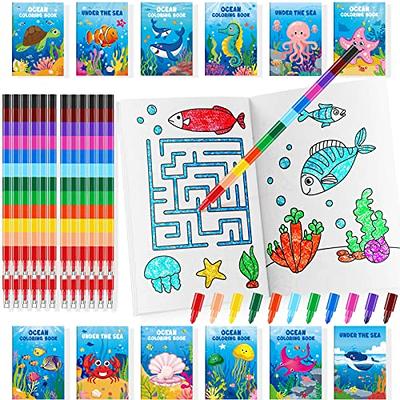  Invisible Ink Pen and Notebook Pack of 16 - BONNYCO, Safari  Party Favors for Kids, Spy Pen Jungle Party Favors, Animal Prizes for Kids