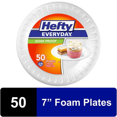 Hefty Foam Plates, Soak Proof, 8 7/8 - 100 count