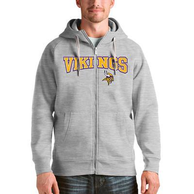 Women's Antigua White Minnesota Vikings Victory Pullover Hoodie