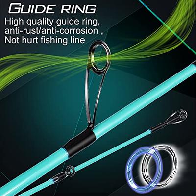 Sougayilang Fishing Rod and Reel Combo, Stainless Steel Guides Fishing Pole  with Spinning Reel Combo for Saltwater and Freshwater-Turquoise-5.9ft &  3000 - Yahoo Shopping