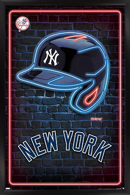 Trends International Mlb Washington Nationals - Neon Helmet 23 Framed Wall  Poster Prints : Target