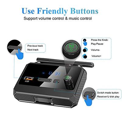 Wireless Bluetooth Receiver 3.5mm Jack Bluetooth Audio Music Receiver  Adapter for Speaker Earphone 