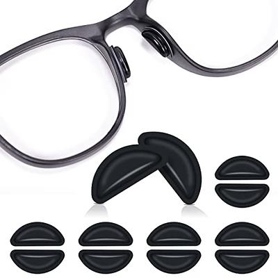 12 Pieces U Shaped Eyeglasses Nose Pads Bridge Plastic Eye Glasses Nose  Support Pads Anti Slip Nose Pieces for Eyeglasses Soft Plug-in Air Chamber