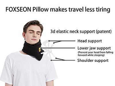 Inflatable Travel Pillow for Airplane Neck Air Pillow Sleeping Avoid  Shoulder Pain Comfortably Support Head Chin Lumbar Napping