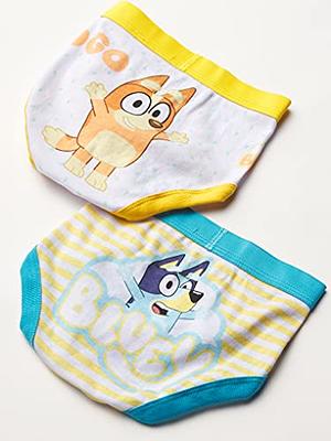 Baby Shark Girls' 100% Combed Cotton Underwear Panties in Sizes 18m, 2/3t,  4t, 4, 6, 8