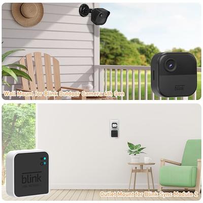 All-New Blink Outdoor Camera Wall Mount, 360° Adjustable Mount and Weather  Proof Protective Housing with Blink Sync Module Outlet Mount for Blink