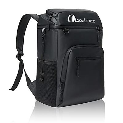 Cooler Backpack 30 Cans Lightweight Insulated Backpack Cooler Leakproof Soft  Cooler Bag for Lunch Large Capacity for Men Women to Picnics, Camping,  Hiking, Beach, Park--Black 