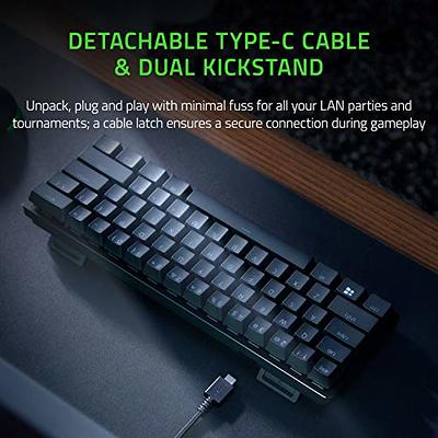 Razer Huntsman Mini 60 Percent Optical Gaming Keyboard (Clicky Purple  Switch)