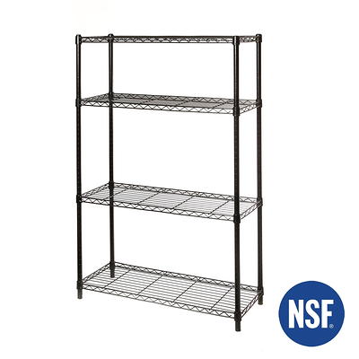 Seville Classics 4-Tier Steel Wire Shelving, 36 W x 14 D x 56.5H - Sam's  Club