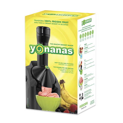 Yonanas Classic Frozen Dessert Maker, Black - Yahoo Shopping