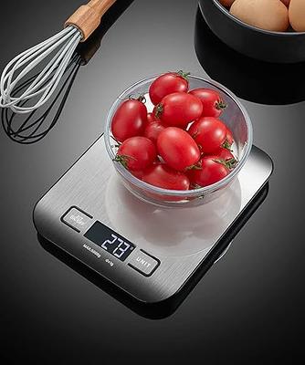 Food Scale Digital Weight Grams and Oz, YONCON Digital Kitchen