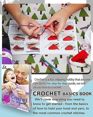 Mooaske Crochet Kit for Beginners with Crochet Yarn - Beginner Crochet Kit for Adults Kids with Step-by-Step Video Tutorials - Crochet Kits Model