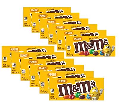 M&M's Peanut Chocolate Candy, 5.3 Ounces Per Pack - 12 Per Case