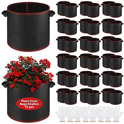 3 Gallon Grow Bags, Gardening Nonwoven Plant Aeration Fabric Pots