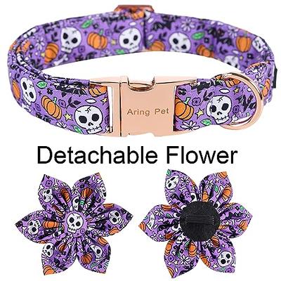 Halloween Demon Pumpkin Print Dog Leash And Collar Set Adjustable Dog  Collar Multifunctional Training Dog Rope, Check Out Today's Deals Now