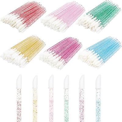 300 Pieces Disposable Lip Brush, Disposable Lip Gloss Brushes, Lipstick  Wands Applicator, Disposable Nail Brushes, Multifunctional Makeup Lip  Brushes for Women Girl