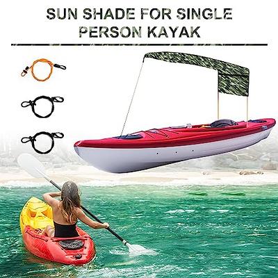 PEKMEX Kayak Sun Shade Canopy,47.2x23.6in Single Person Kayak Umbrella,Canoe  Boat Sun Umbrella Shade for Kayak Fishing Accessories (Orange) : :  Sports & Outdoors