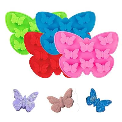 Stouge 4 Pcs Butterfly Mold Silicone Candy Molds for Chocolate Butterfly  Ice Cube Tray Silicone Wax Melt Molds Non-Stick Fondant Baking Molds for  Homemade Cake DIY Polymer Clay - Yahoo Shopping