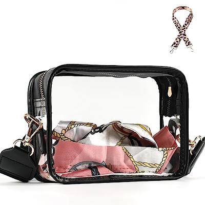 Clear Crossbody Purse Stadium Approved Women Saddle Shoulder 