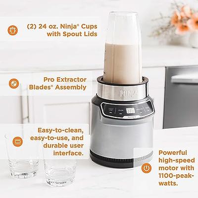 Ninja Nutri-Blender Pro 1100-Peak-Watt with Auto-iQ, BN401 - Cloud Silver -  Yahoo Shopping