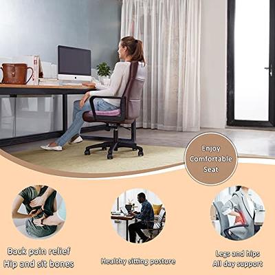 Vinban Stuffed Donut Pillow Seat Cushion | for Tailbone and Coccyx Pain,  Hemorrhoids, Bed Sores, Pregnancy, Prostate, Surgery Recovery, Sitting