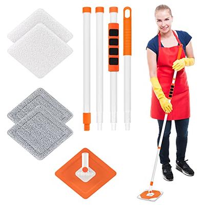 Wall Mop Wall Cleaner with Long Handle.Microfiber Dust Mop.Baseboard  Cleaning Tool with Extension Pole.4 Washable Reusable Cleaning Pads.Quickly  Clean Walls, Baseboards and Ceilings. - Yahoo Shopping