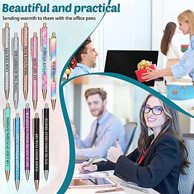 Motivational Badass Pen Set, 11Pieces Funny Daily Ballpoint Pens