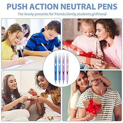 Bewudy Pastel Gel Ink Pens, 12 Pcs 0.5mm Aesthetic Gel Pens Fine Point  Retractable Gel Pens Cute Ball Point Pen Black Ink Writing Pens Rollerball  Pens School Gift Supplies (Pink) - Yahoo Shopping