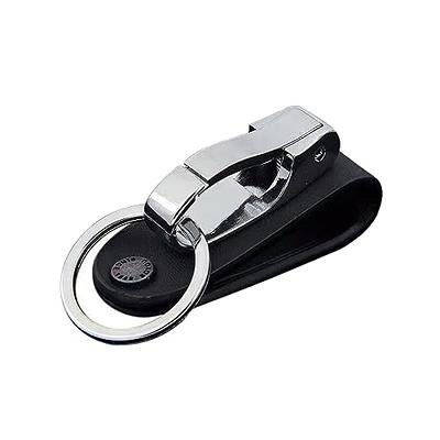 TISUR Belt Keychain Titanium Belt Loop Key Holder, Stainless Steel