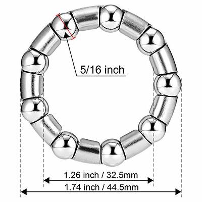 Lanturn Bike Ball Crank Bearing 1/4 inch x 9 Balls,4 Pcs Ball Bearings for  Bike Crank Bottom Bracket, Kids/Stretch Bicycle