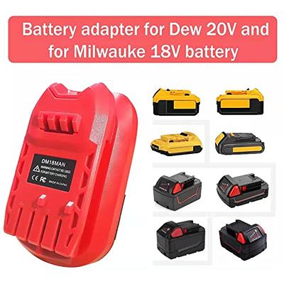 Milwaukee à DeWalt Adaptateur de Batterie – Power Tools Adapters