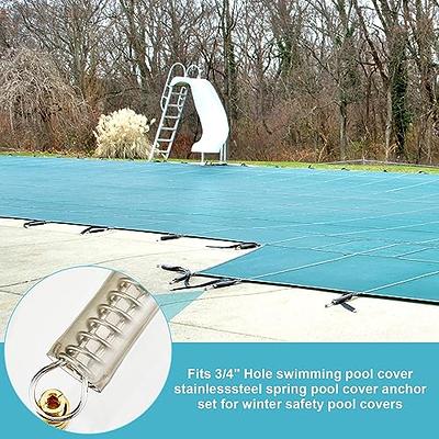 30 Pcs 4.5 Inch Stainless Steel Pool Cover Clips Pool Cover Clamps Jumbo  Metal Swimming Pool Winter Cover Clips or Above Ground Pools for Beach  Clothe