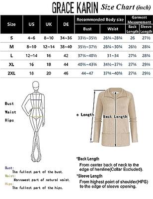 Grace Karin Size Chart