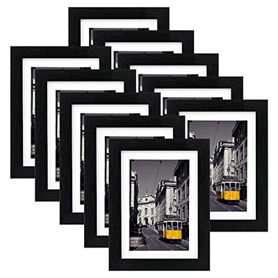 11x14 Black Floating Frames (Set of 2), Picture Frame Wall Mount or Tabletop Standing