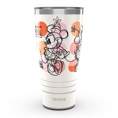 Tervis Moth Made in USA Double Walled Insulated Tumbler Travel Cup Keeps Drinks  Cold & Hot, 16oz - Maroon Lid, Classic 