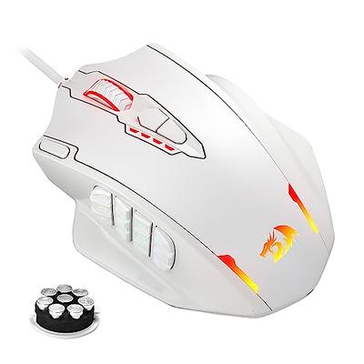 MOJO Pro Performance Silent Gaming Mouse - Wired Gaming Mouse w/ 9  Programmable Buttons including Sniper (rapid fire) key, 12000 DPI, 1000 Hz,  Force