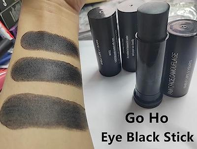 Go Ho Eye Black Stick for Sports,Easy to Color Black Face Paint  Stick,Waterproof Eye Black Baseball Gifts,Softball/Football  Accessories,Black