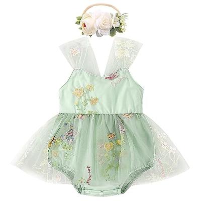 Dressy Daisy - Baby Girl Princess Cinderella Costume Dress with Headband