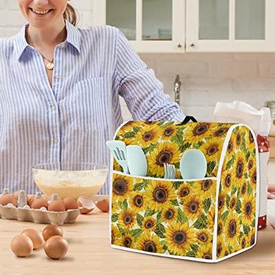  Stand Mixer Cover,Sunflower Kitchen Mixer Cover