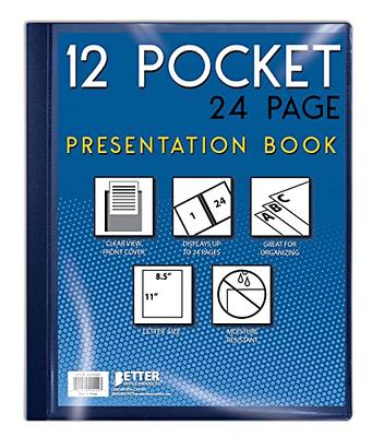 Office Depot Brand Poly Bound Presentation Book 24 Pockets Black