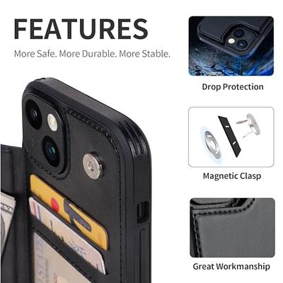 MMHUO for iPhone 14 Pro Max Case with Card Holder, Flower Magnetic Back  Flip Case for iPhone 14 Pro Max Wallet Case for Women, Protective Case  Phone