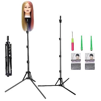 Wig Head Stand Adjustable Height Upgrade Wig Tripod Stand