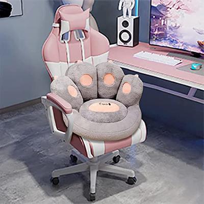 Office Chair Cushions Cute Paw Sitting Pillows Plush Sofa Cushion